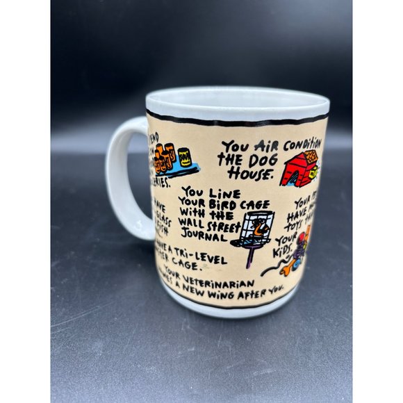 Vintage "You Know You're an Animal Lover When..." Mug Ganz Korea - Picture 12 of 16